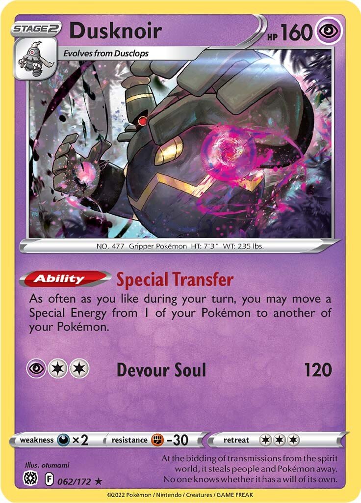 Dusknoir (062/172) [Sword & Shield: Brilliant Stars] - Dark Crystal Cards