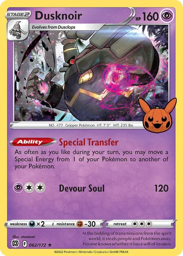 Dusknoir (062/172) [Trick or Trade] - Dark Crystal Cards