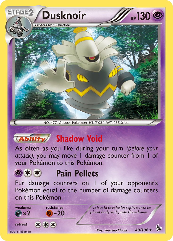 Dusknoir (40/106) [XY: Flashfire] - Dark Crystal Cards