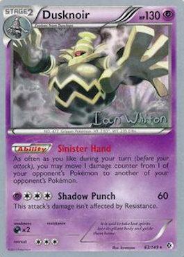 Dusknoir (63/149) (American Gothic - Ian Whiton) [World Championships 2013] - Dark Crystal Cards