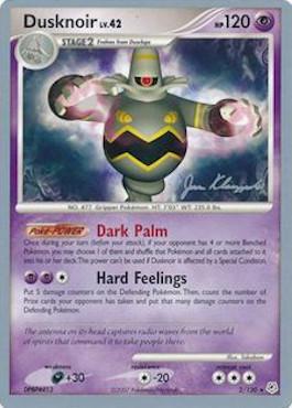 Dusknoir LV.42 (2/130) (Psychic Lock - Jason Klaczynski) [World Championships 2008] - Dark Crystal Cards