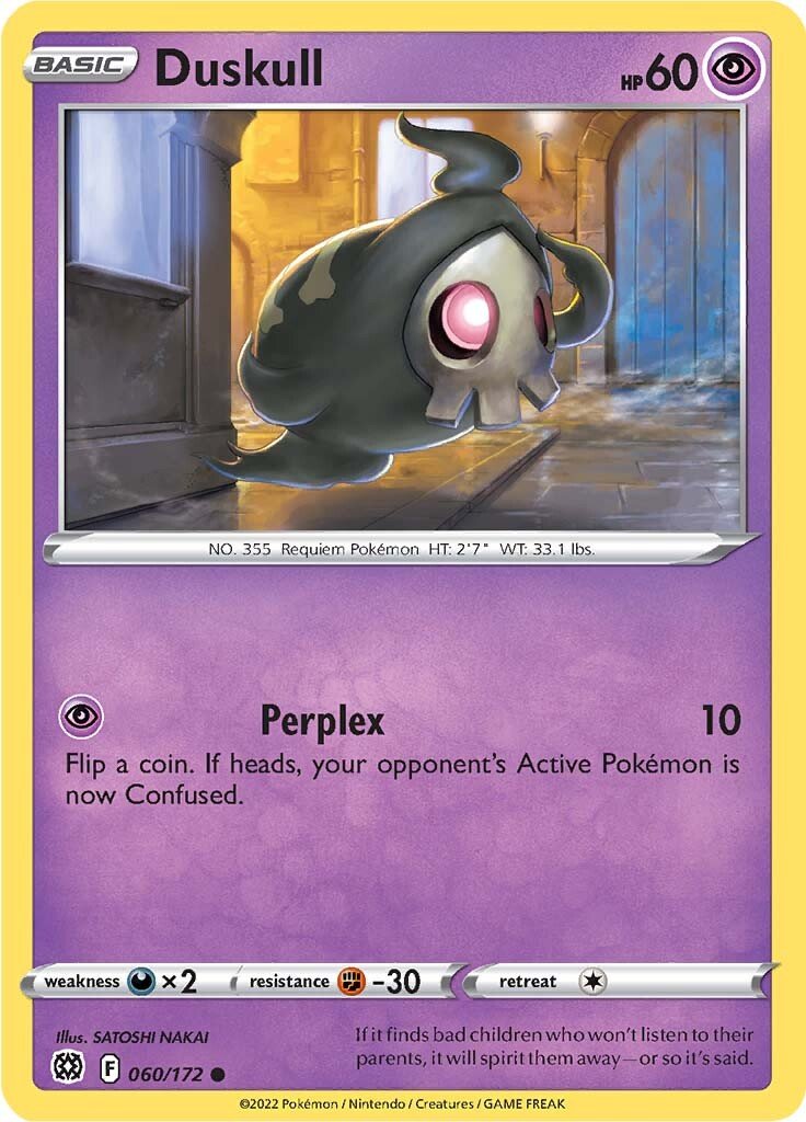 Duskull (060/172) [Sword & Shield: Brilliant Stars] - Dark Crystal Cards