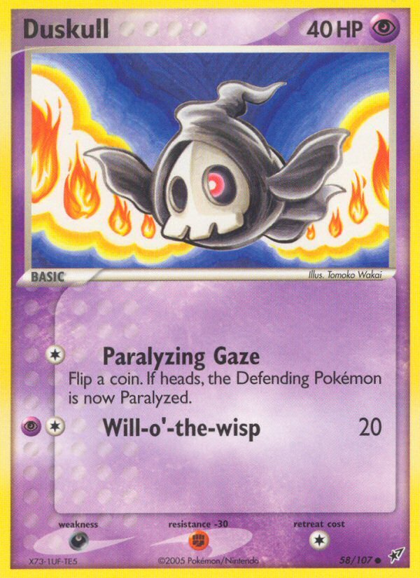 Duskull (58/107) [EX: Deoxys] - Dark Crystal Cards