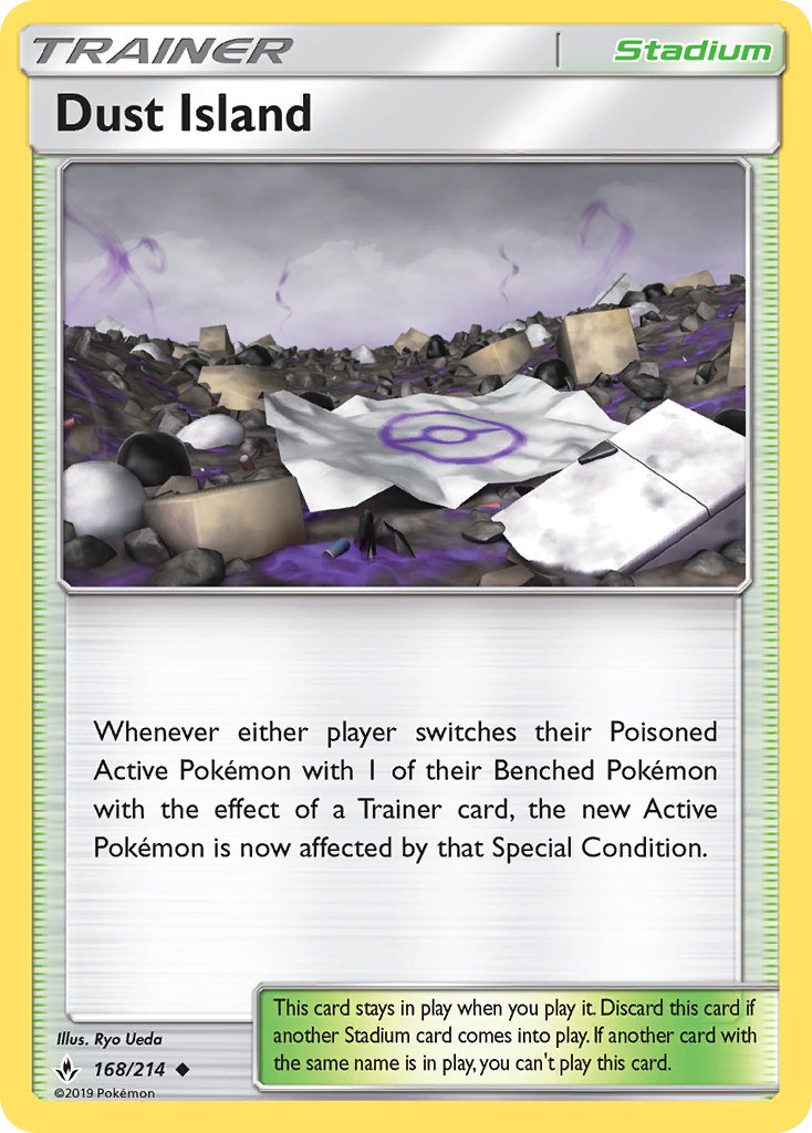 Dust Island (168/214) [Sun & Moon: Unbroken Bonds] - Dark Crystal Cards