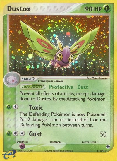 Dustox (6/109) [EX: Ruby & Sapphire] - Dark Crystal Cards