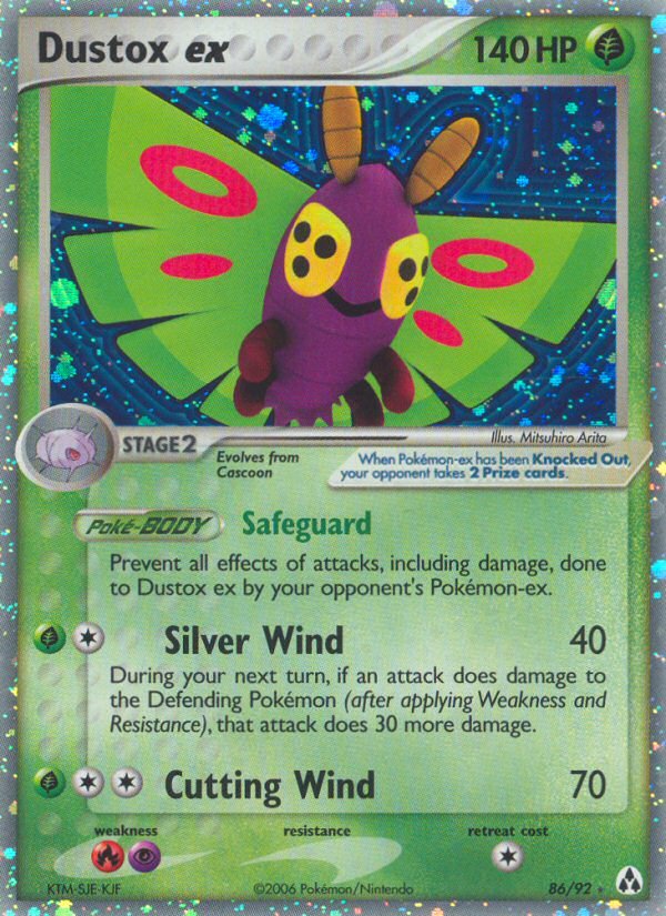 Dustox ex (86/92) [EX: Legend Maker] - Dark Crystal Cards