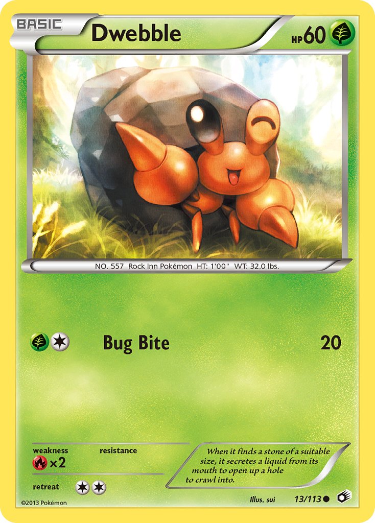 Dwebble (13/113) [Black & White: Legendary Treasures] - Dark Crystal Cards