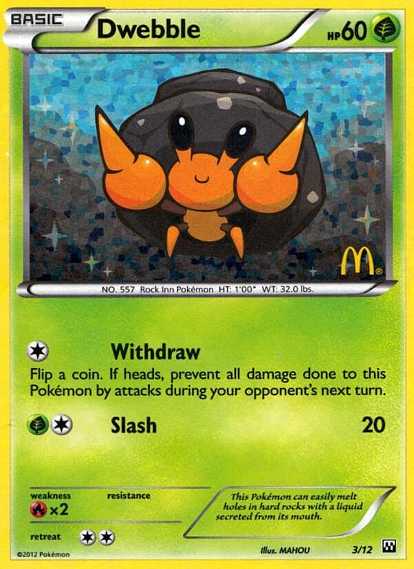 Dwebble (3/12) [McDonald's Promos: 2012 Collection] - Dark Crystal Cards
