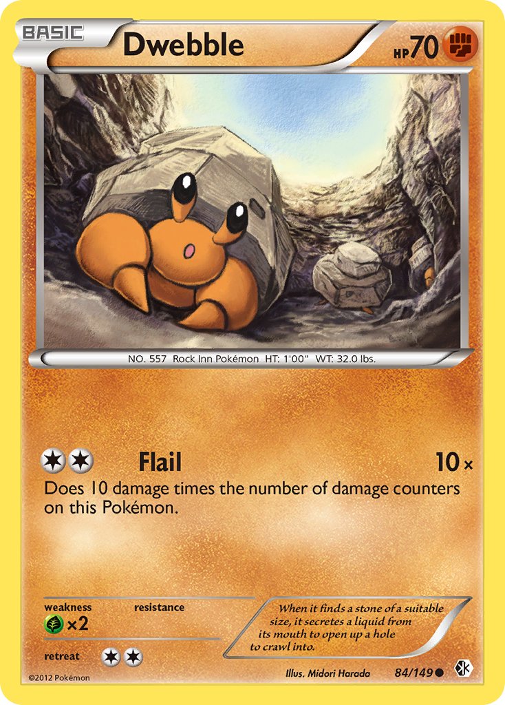 Dwebble (84/149) [Black & White: Boundaries Crossed] - Dark Crystal Cards