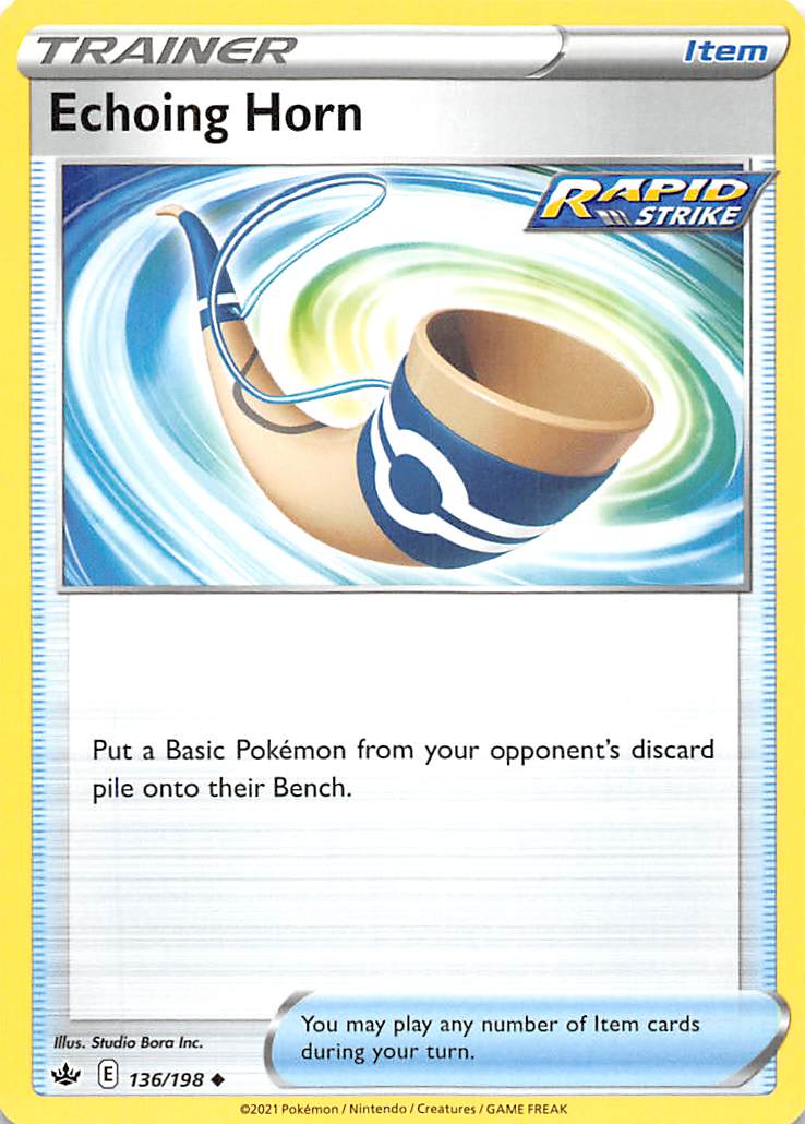 Echoing Horn (136/198) [Sword & Shield: Chilling Reign] - Dark Crystal Cards