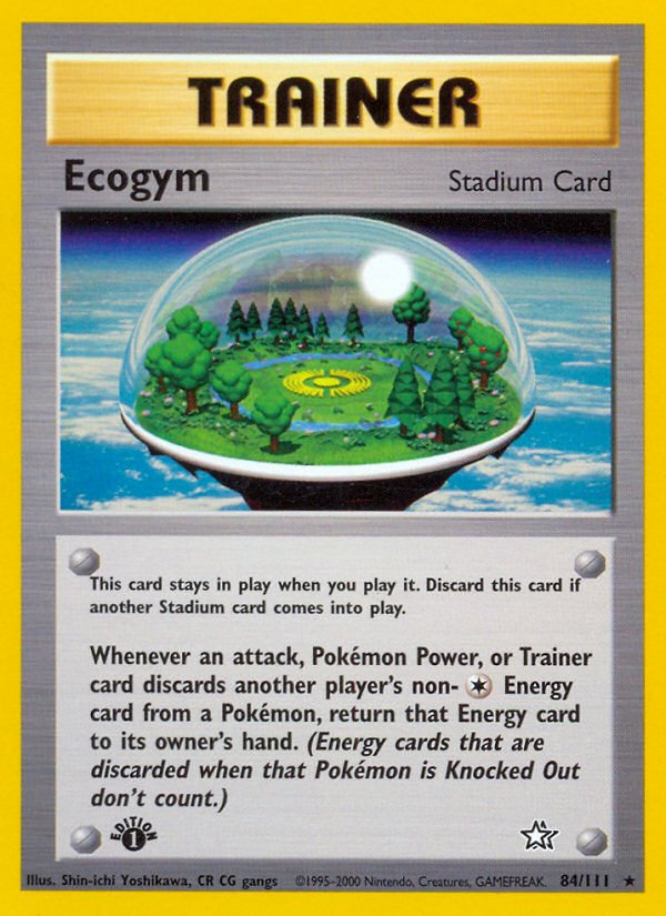 Ecogym (84/111) [Neo Genesis 1st Edition] - Dark Crystal Cards