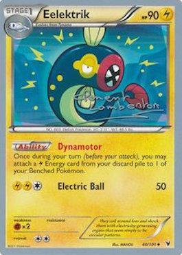 Eelektrik (40/101) (Anguille Sous Roche - Clement Lamberton) [World Championships 2013] - Dark Crystal Cards