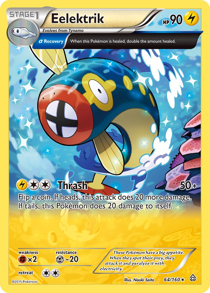 Eelektrik (64/160) [XY: Primal Clash] - Dark Crystal Cards
