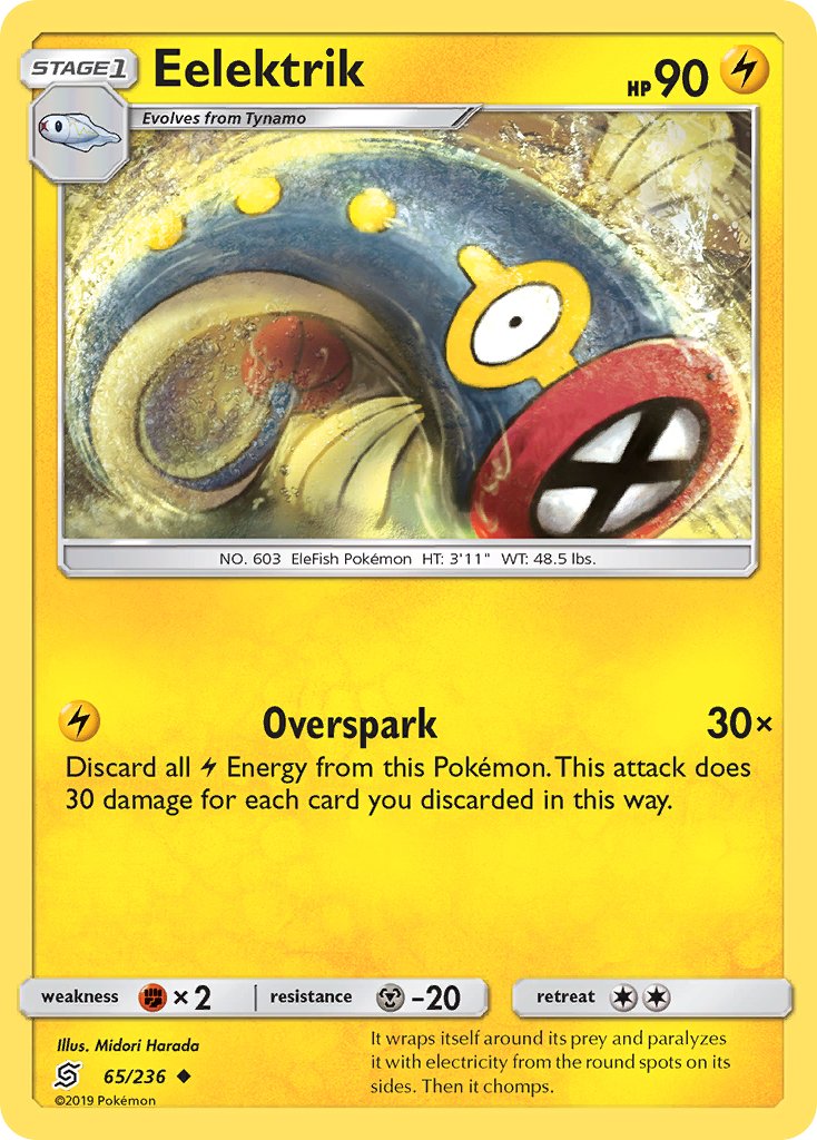 Eelektrik (65/236) [Sun & Moon: Unified Minds] - Dark Crystal Cards