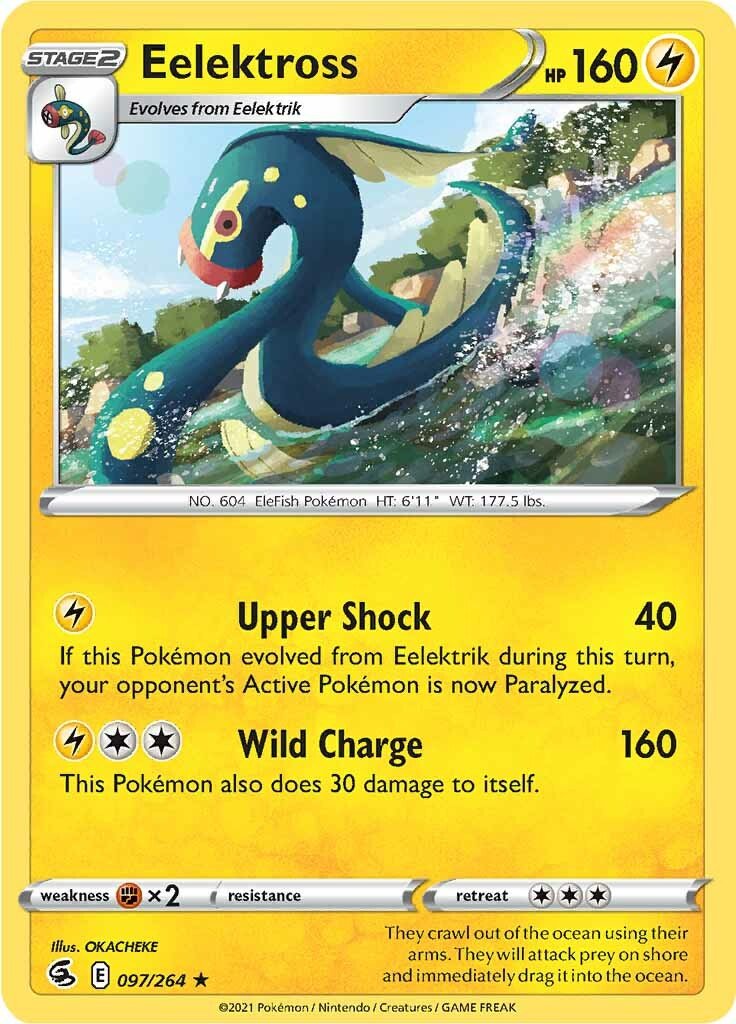 Eelektross (097/264) [Sword & Shield: Fusion Strike] - Dark Crystal Cards