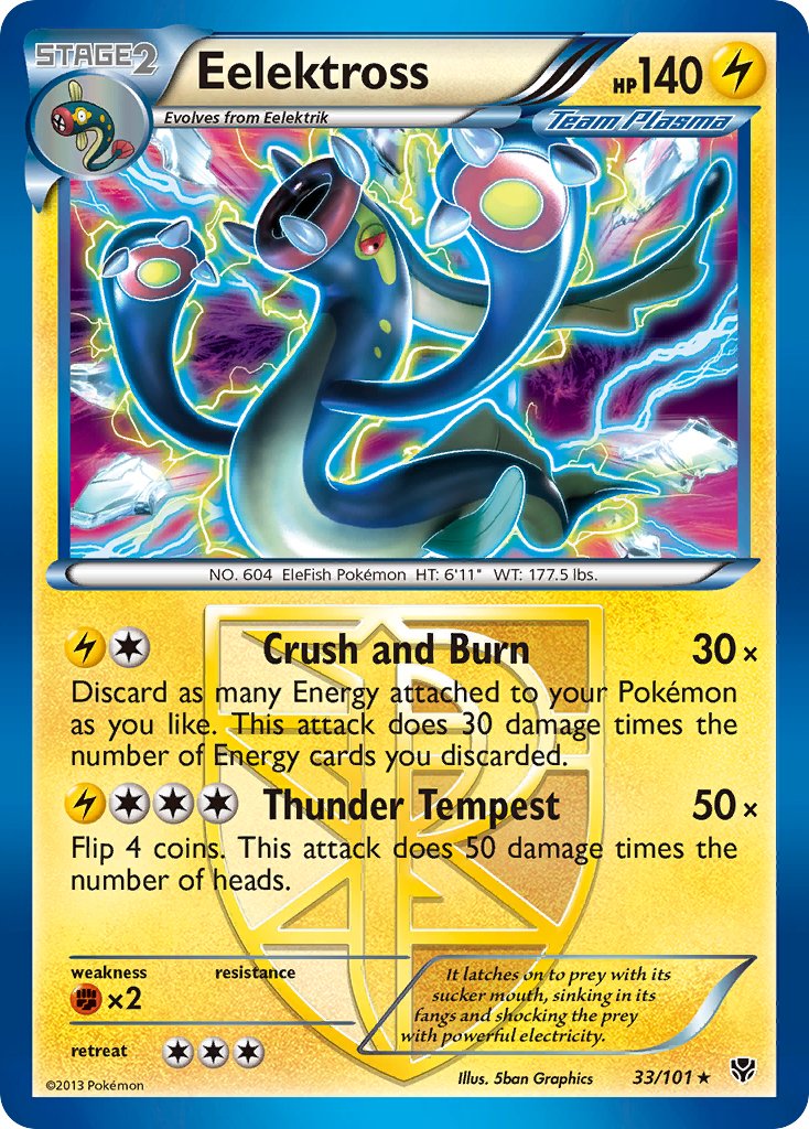Eelektross (33/101) [Black & White: Plasma Blast] - Dark Crystal Cards