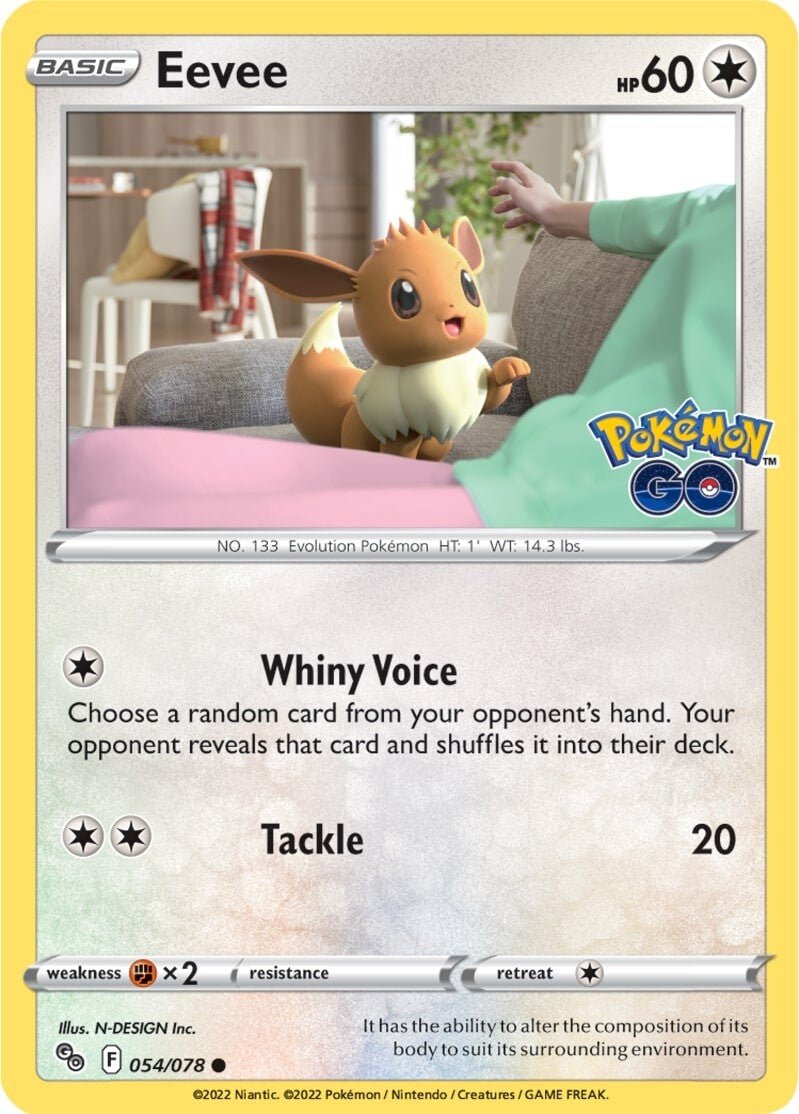 Eevee (054/078) [Pokémon GO] - Dark Crystal Cards