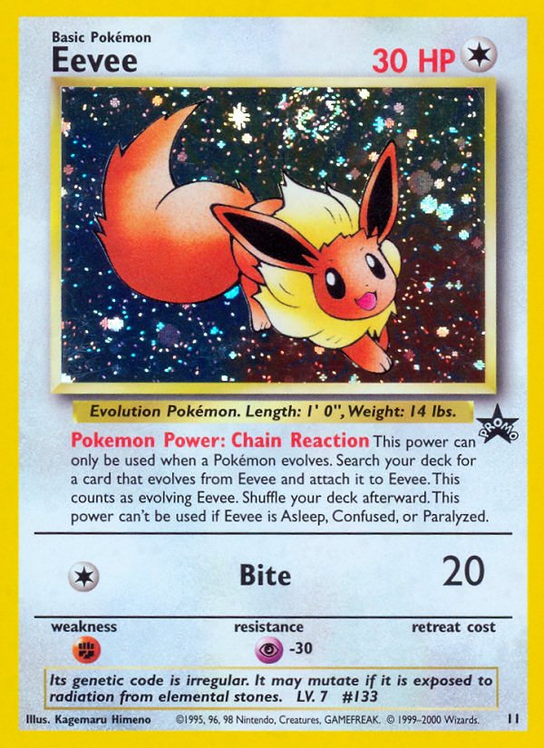 Eevee (11) [Wizards of the Coast: Black Star Promos] - Dark Crystal Cards