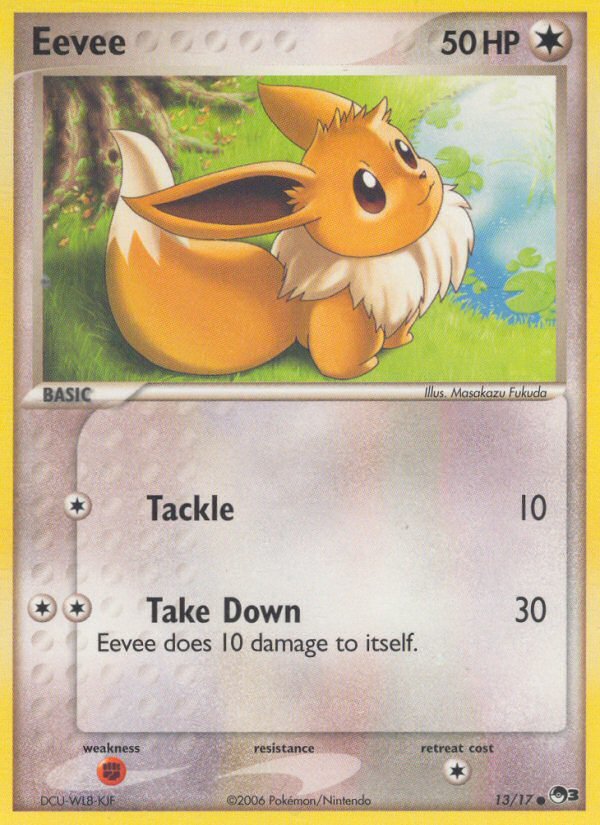 Eevee (13/17) [POP Series 3] - Dark Crystal Cards
