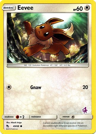 Eevee (49/68) (Mewtwo Deck) [Battle Academy 2020] - Dark Crystal Cards