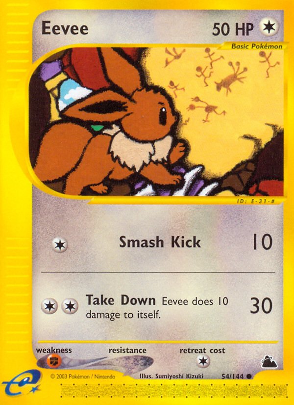 Eevee (54/144) [Skyridge] - Dark Crystal Cards