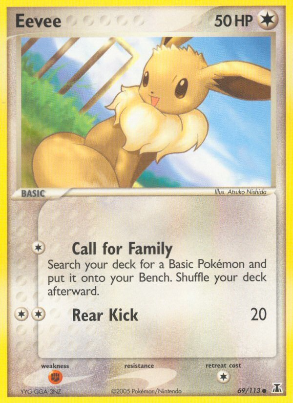 Eevee (69/113) [EX: Delta Species] - Dark Crystal Cards