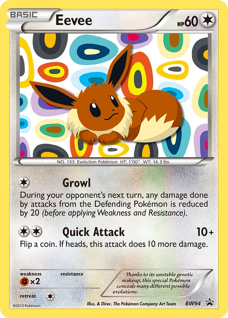 Eevee (BW94) [Black & White: Black Star Promos] - Dark Crystal Cards