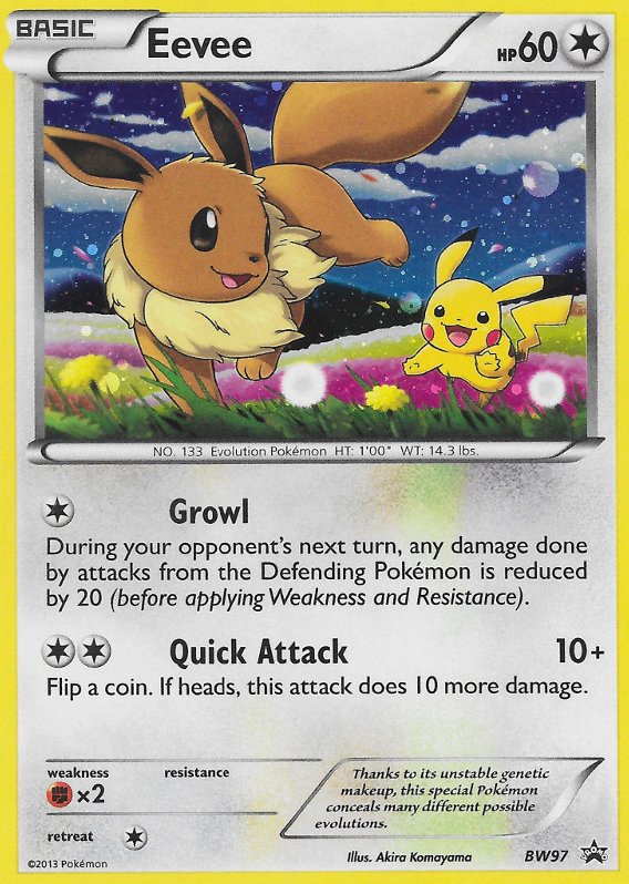 Eevee (BW97) [Black & White: Black Star Promos] - Dark Crystal Cards