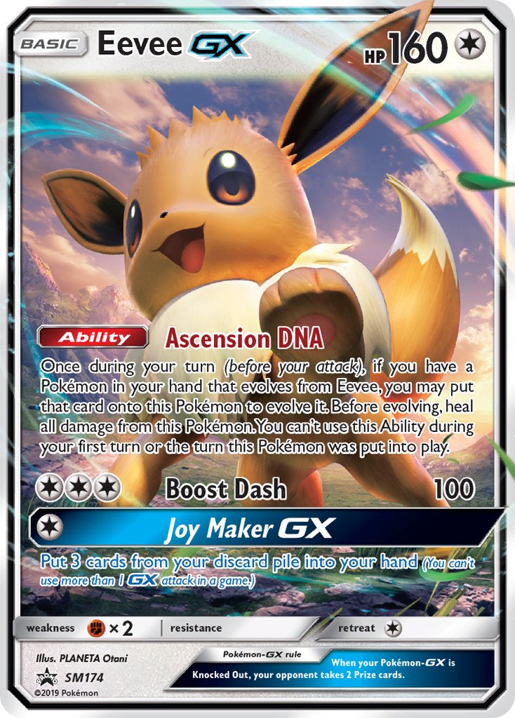 Eevee GX (SM174) [Sun & Moon: Black Star Promos] - Dark Crystal Cards