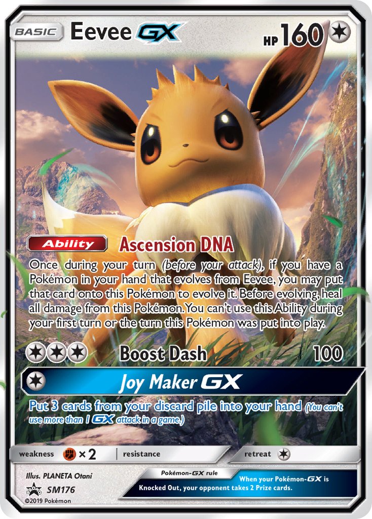 Eevee GX (SM176) [Sun & Moon: Black Star Promos] - Dark Crystal Cards