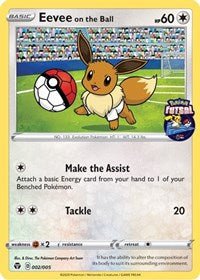 Eevee on the Ball (002/005) [Miscellaneous Cards] - Dark Crystal Cards