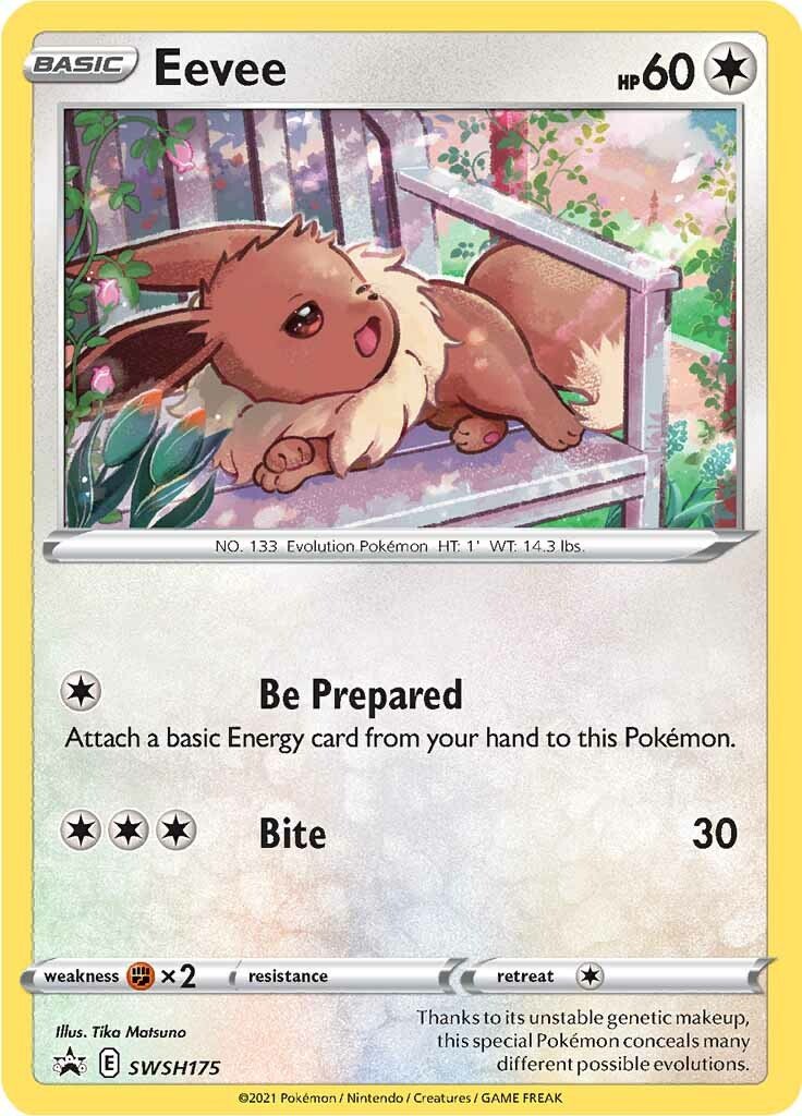 Eevee (SWSH175) [Sword & Shield: Black Star Promos] - Dark Crystal Cards