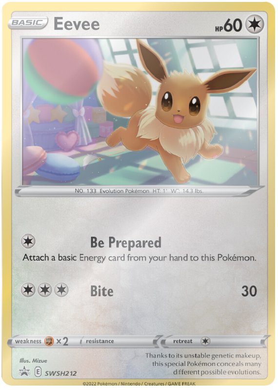 Eevee (SWSH212) [Sword & Shield: Black Star Promos] - Dark Crystal Cards