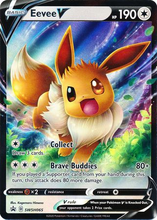 Eevee V (SWSH065) [Sword & Shield: Black Star Promos] - Dark Crystal Cards