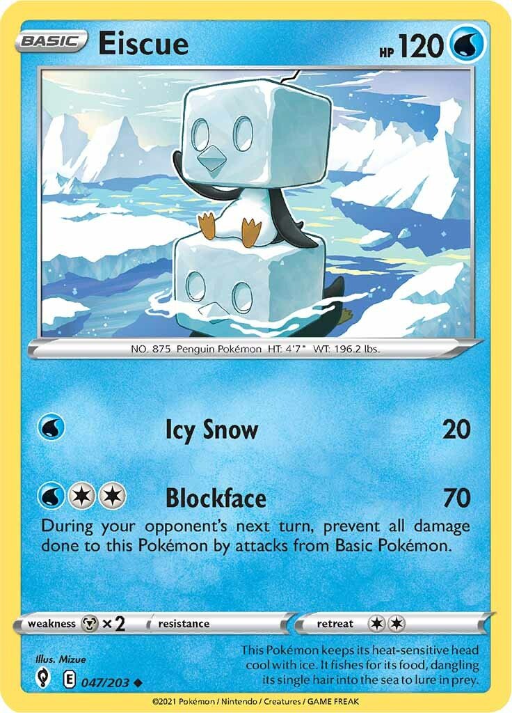 Eiscue (047/203) [Sword & Shield: Evolving Skies] - Dark Crystal Cards