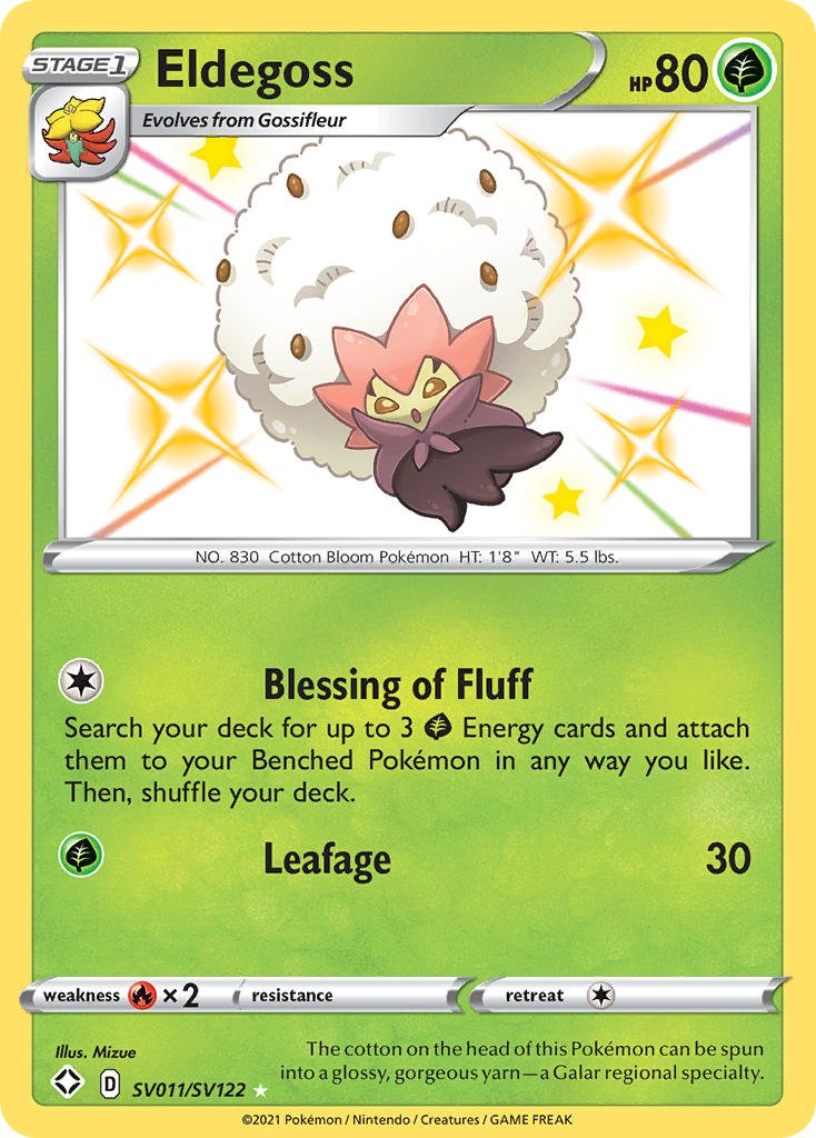 Eldegoss (SV011/SV122) [Sword & Shield: Shining Fates] - Dark Crystal Cards