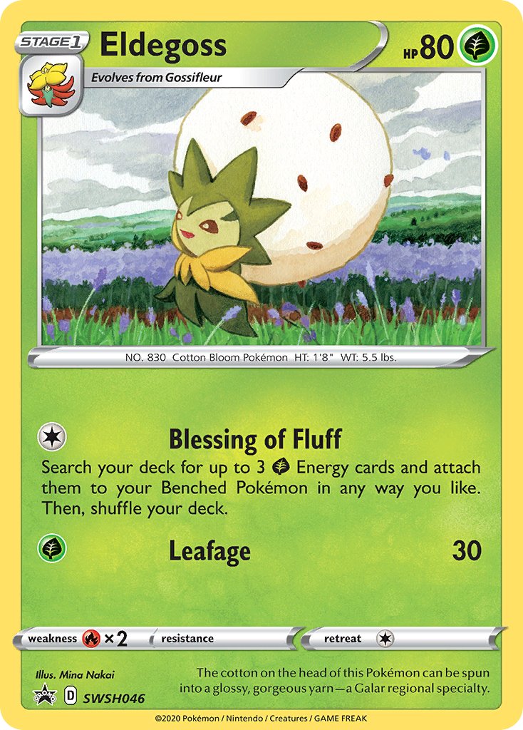 Eldegoss (SWSH046) [Sword & Shield: Black Star Promos] - Dark Crystal Cards