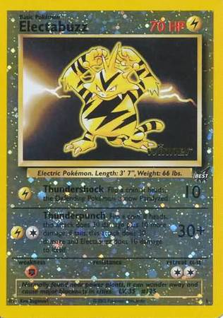 Electabuzz (1) (Winner) [Best of Promos] - Dark Crystal Cards