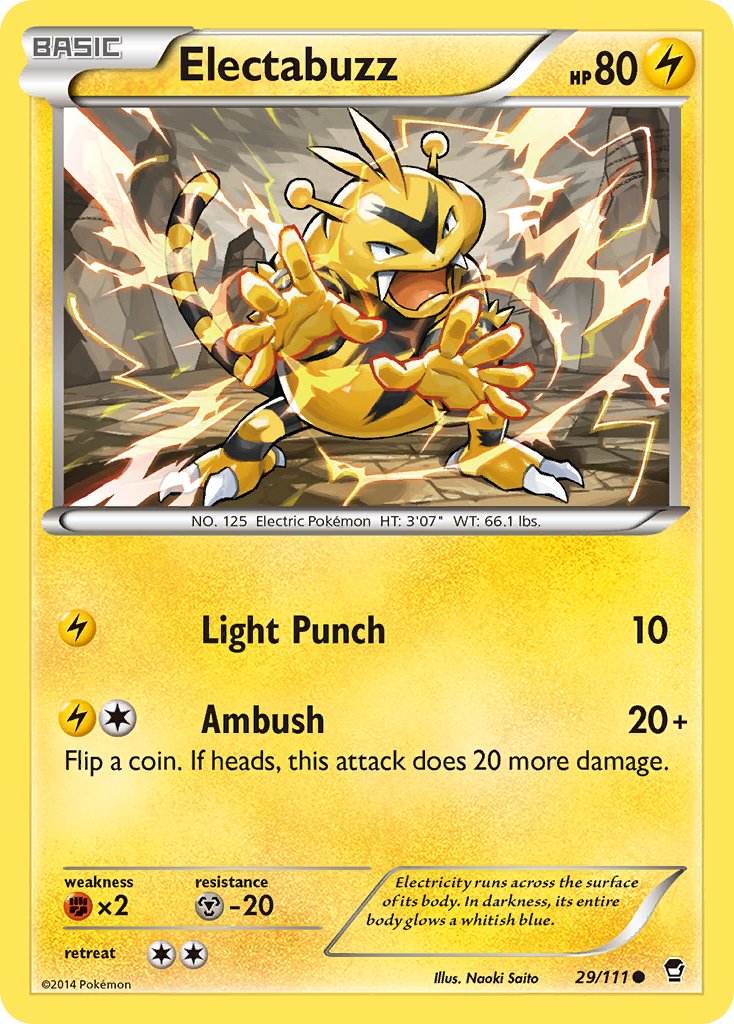 Electabuzz (29/111) [XY: Furious Fists] - Dark Crystal Cards