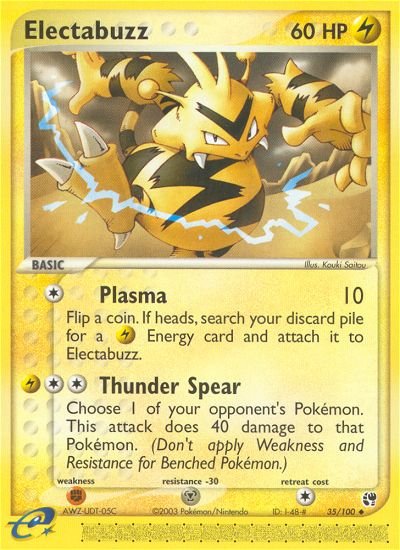 Electabuzz (35/100) [EX: Sandstorm] - Dark Crystal Cards