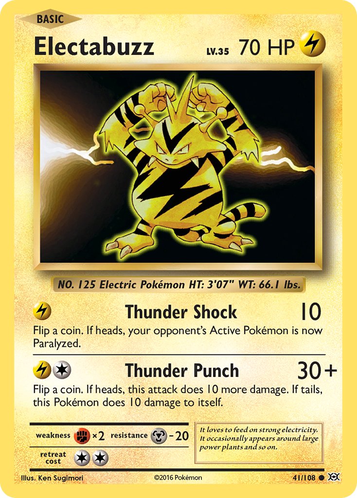 Electabuzz (41/108) [XY: Evolutions] - Dark Crystal Cards