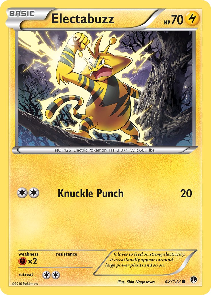 Electabuzz (42/122) [XY: BREAKpoint] - Dark Crystal Cards