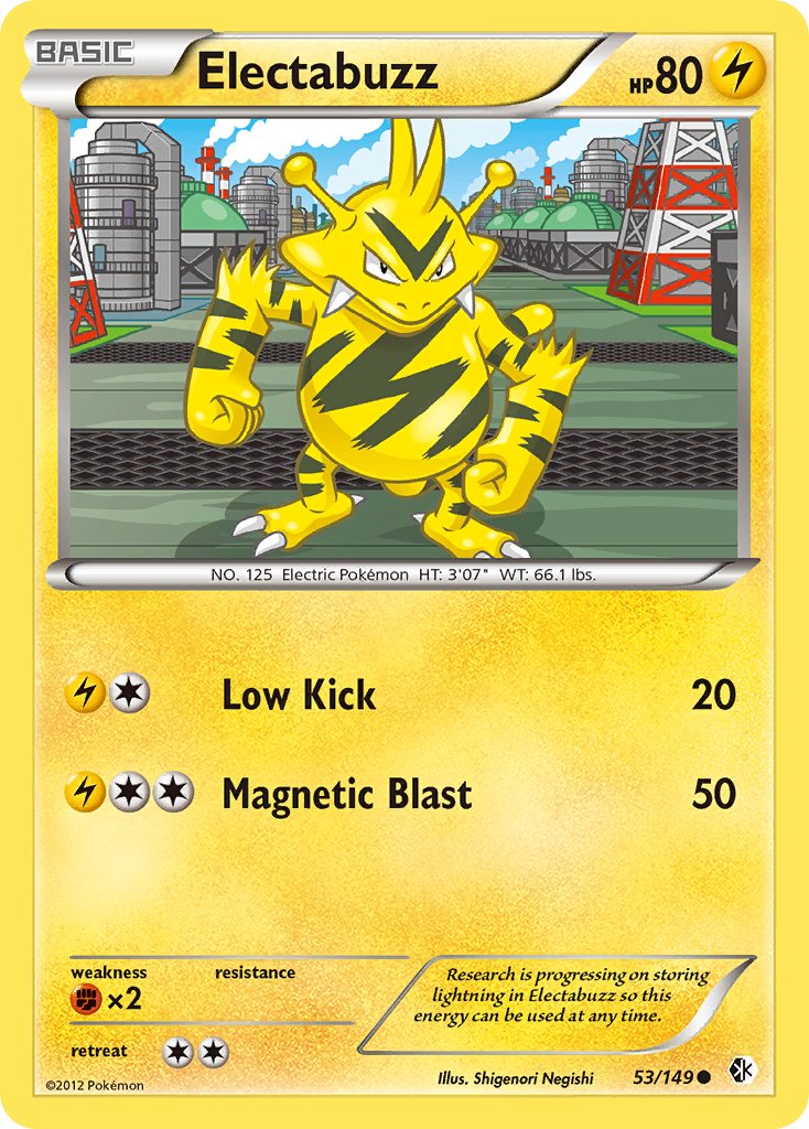 Electabuzz (53/149) [Black & White: Boundaries Crossed] - Dark Crystal Cards
