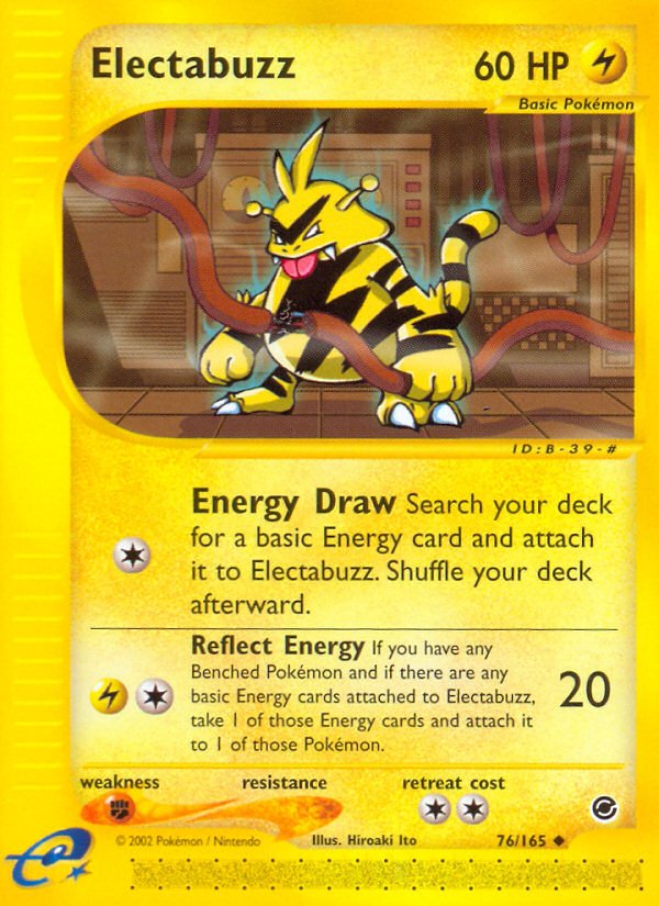 Electabuzz (76/165) [Expedition: Base Set] - Dark Crystal Cards