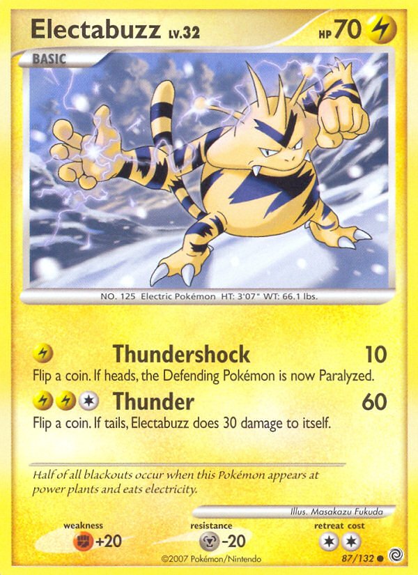 Electabuzz (87/132) [Diamond & Pearl: Secret Wonders] - Dark Crystal Cards