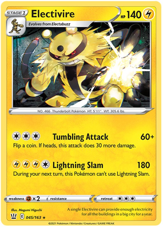 Electivire (045/163) [Sword & Shield: Battle Styles] - Dark Crystal Cards