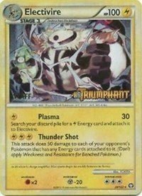Electivire (20/102) (Staff Prerelease Promo) [HeartGold & SoulSilver: Black Star Promos] - Dark Crystal Cards