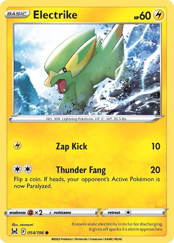 Electrike (054/196) [Sword & Shield: Lost Origin] - Dark Crystal Cards