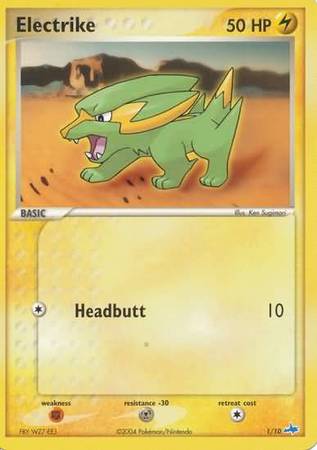 Electrike (1/10) [EX: Trainer Kit - Latios] - Dark Crystal Cards