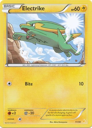 Electrike (11/30) [XY: Trainer Kit 3 - Pikachu Libre] - Dark Crystal Cards